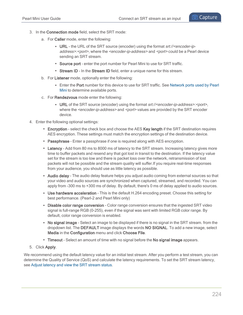 Epiphan Pearl Mini Live Video Production System with 512GB SSD (NA/JP) User Manual | Page 235 / 459