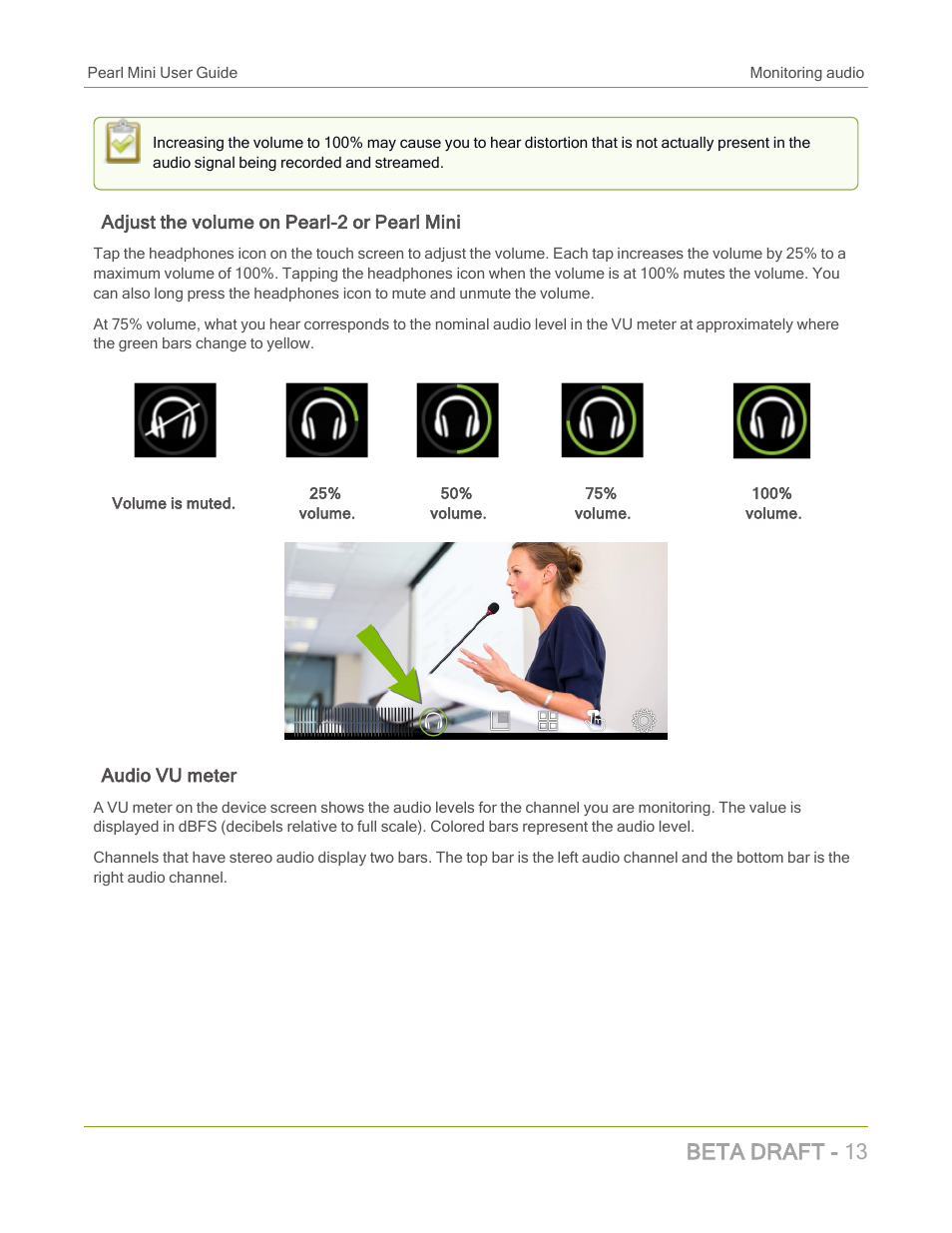Beta draft - 13 | Epiphan Pearl Mini Live Video Production System with 512GB SSD (NA/JP) User Manual | Page 24 / 459