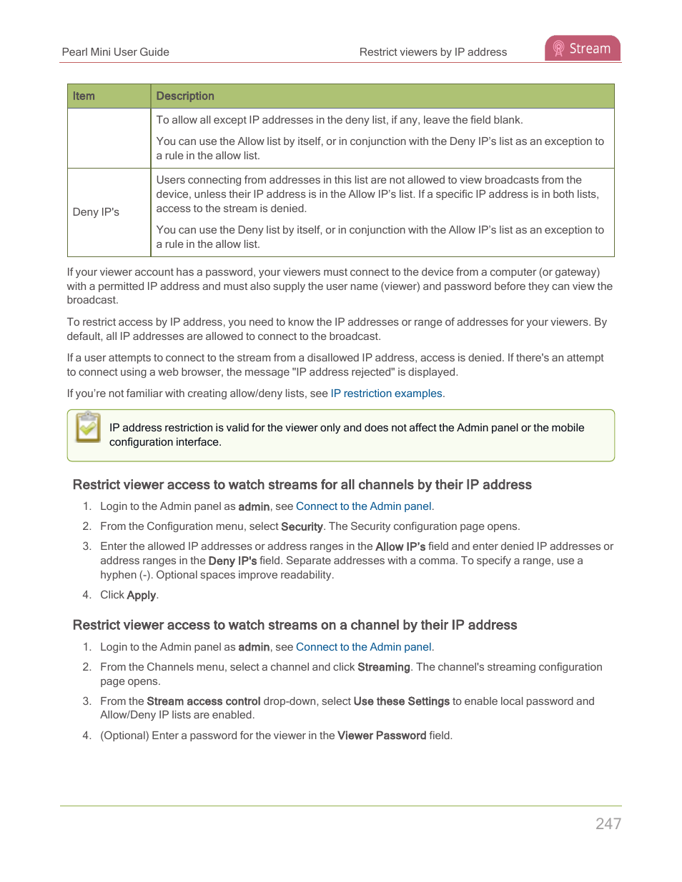 Epiphan Pearl Mini Live Video Production System with 512GB SSD (NA/JP) User Manual | Page 258 / 459