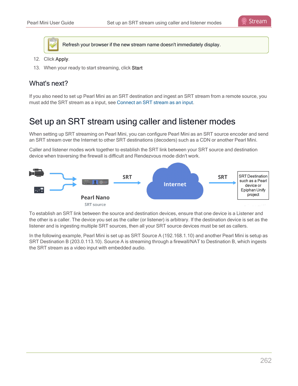 What's next | Epiphan Pearl Mini Live Video Production System with 512GB SSD (NA/JP) User Manual | Page 273 / 459