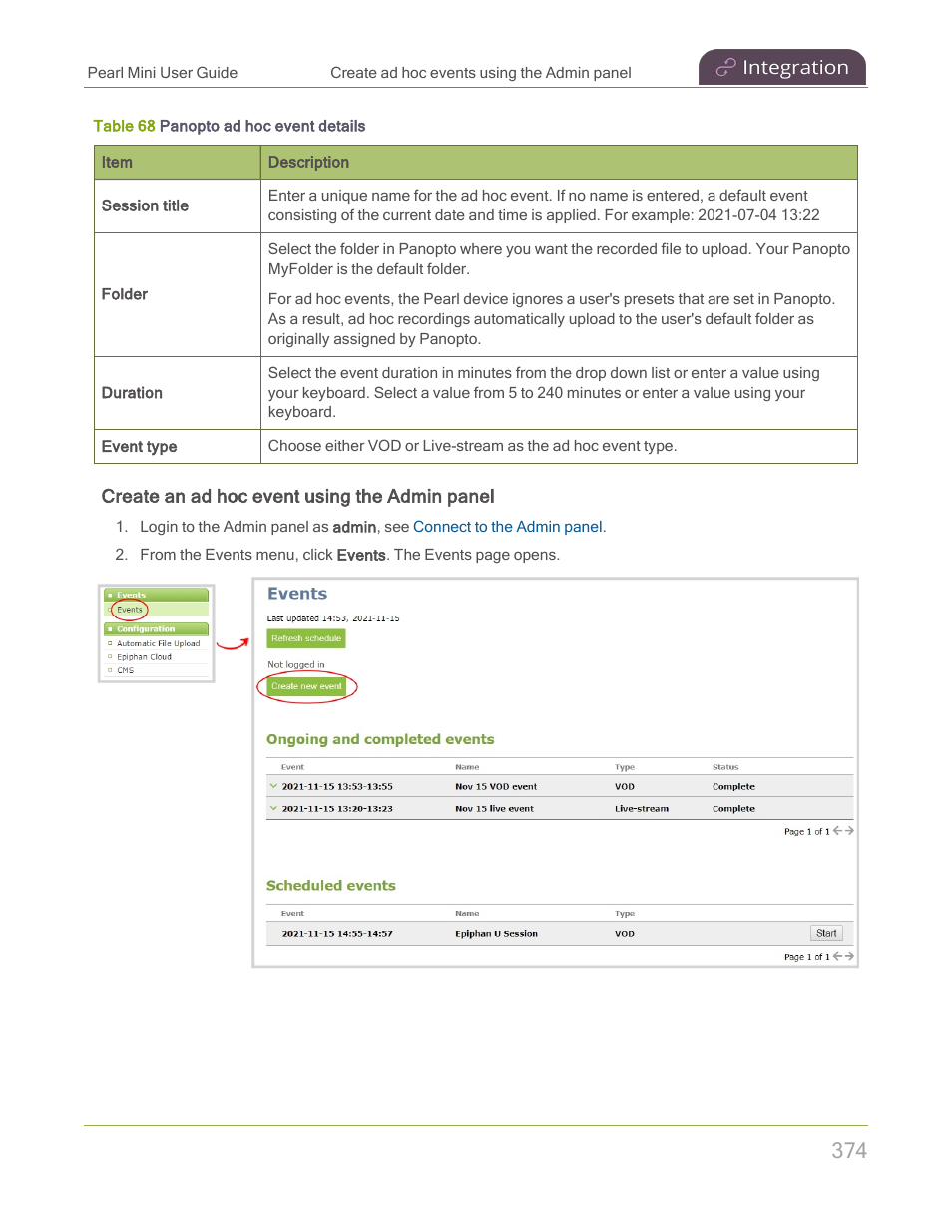 Epiphan Pearl Mini Live Video Production System with 512GB SSD (NA/JP) User Manual | Page 385 / 459