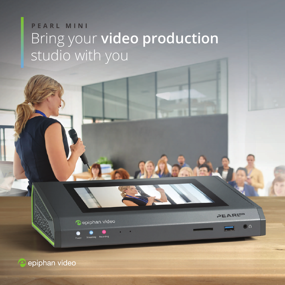 Epiphan Pearl Mini Live Video Production System User Manual | 8 pages