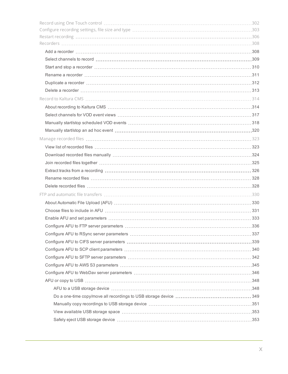 Epiphan Pearl Mini Live Video Production System User Manual | Page 10 / 438