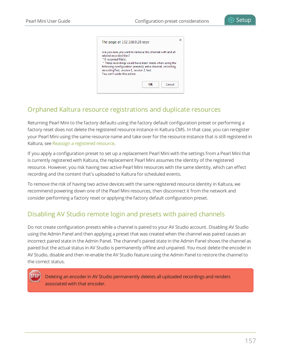 Epiphan Pearl Mini Live Video Production System User Manual | Page 168 / 438