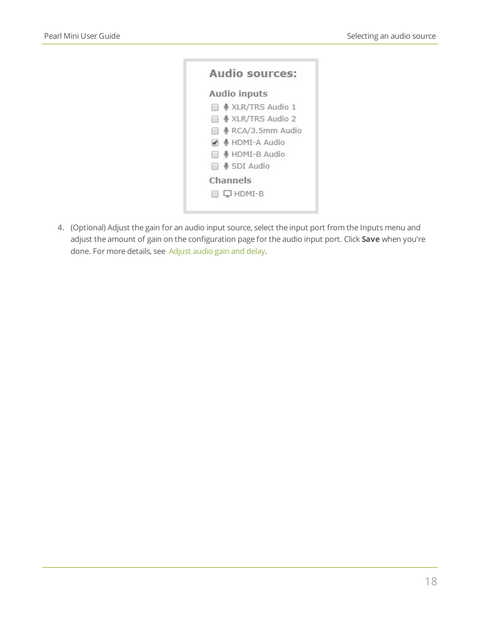Epiphan Pearl Mini Live Video Production System User Manual | Page 29 / 438