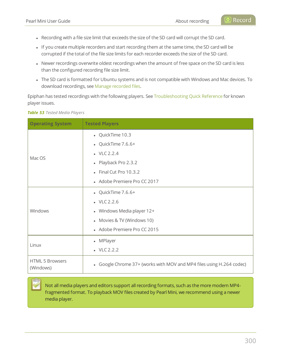 Epiphan Pearl Mini Live Video Production System User Manual | Page 311 / 438
