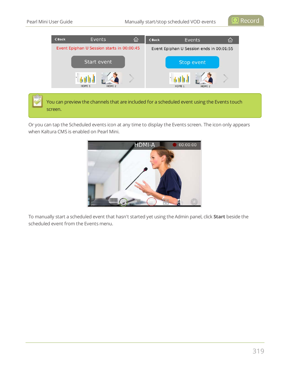 Epiphan Pearl Mini Live Video Production System User Manual | Page 330 / 438