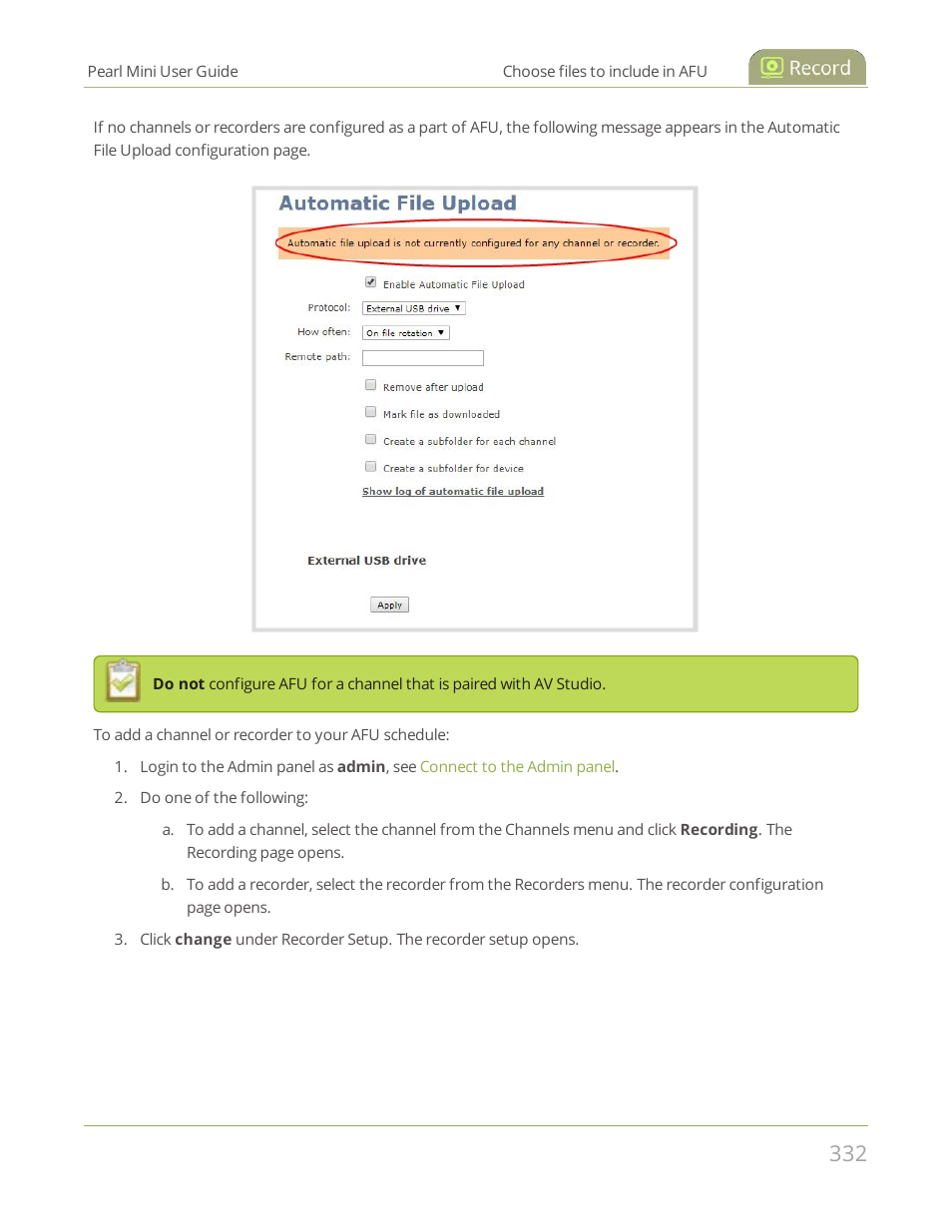 Epiphan Pearl Mini Live Video Production System User Manual | Page 343 / 438