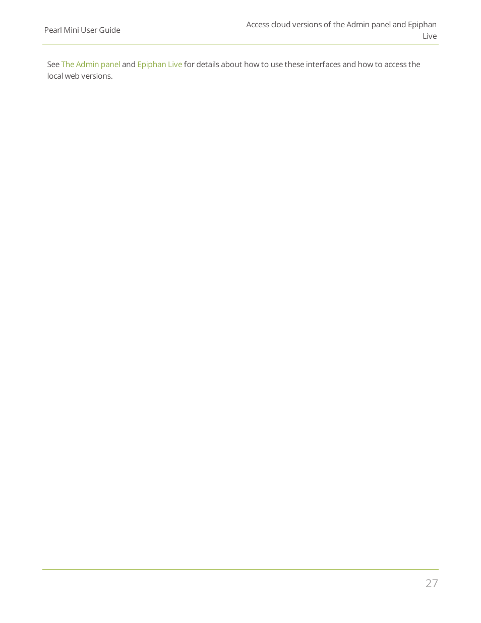 Epiphan Pearl Mini Live Video Production System User Manual | Page 38 / 438