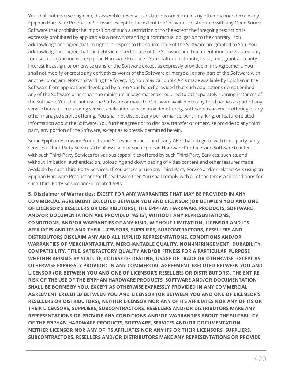 Epiphan Pearl Mini Live Video Production System User Manual | Page 431 / 438