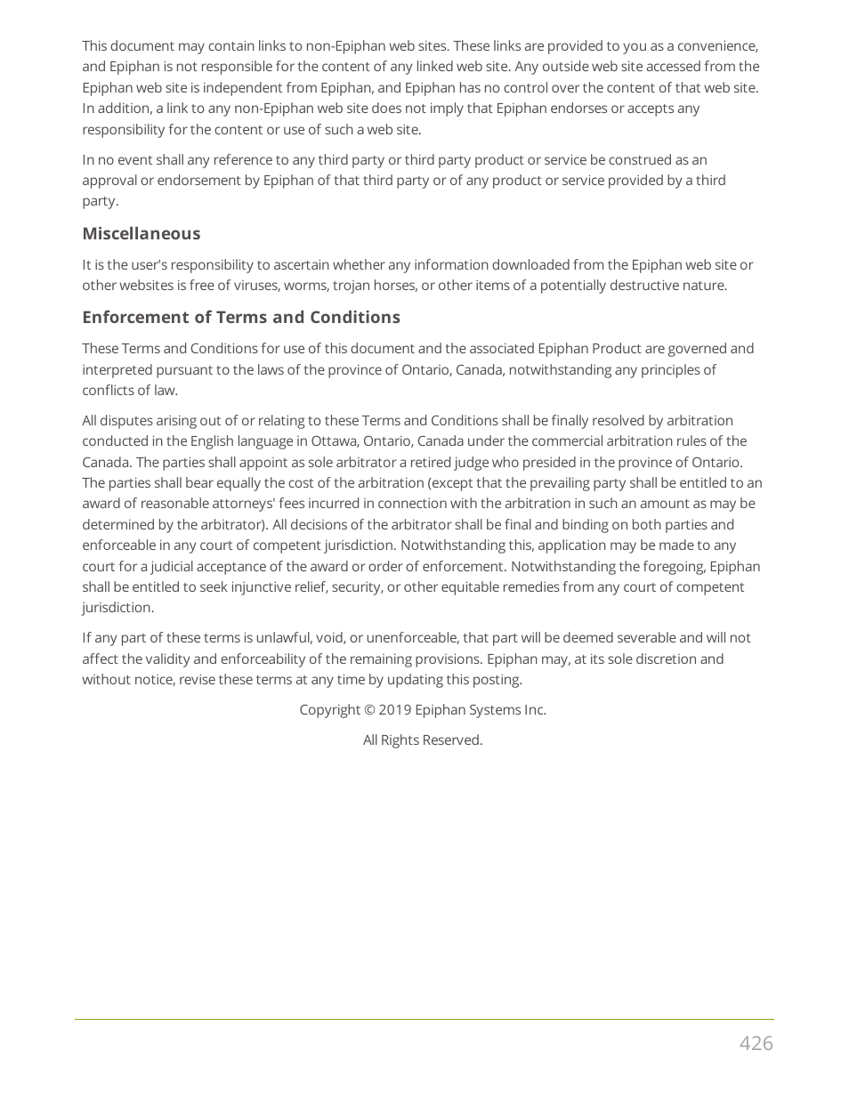 Epiphan Pearl Mini Live Video Production System User Manual | Page 437 / 438