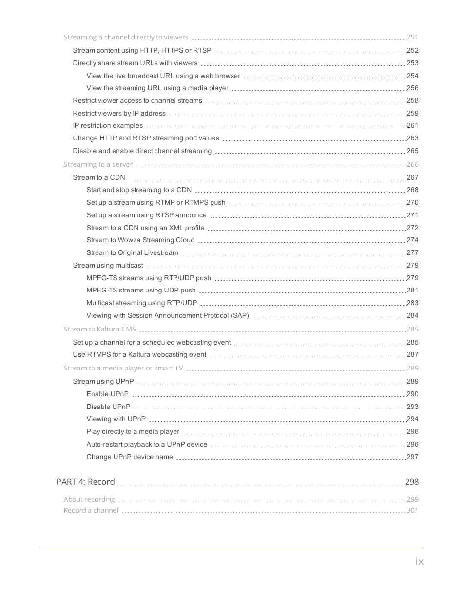 Epiphan Pearl Mini Live Video Production System User Manual | Page 9 / 438