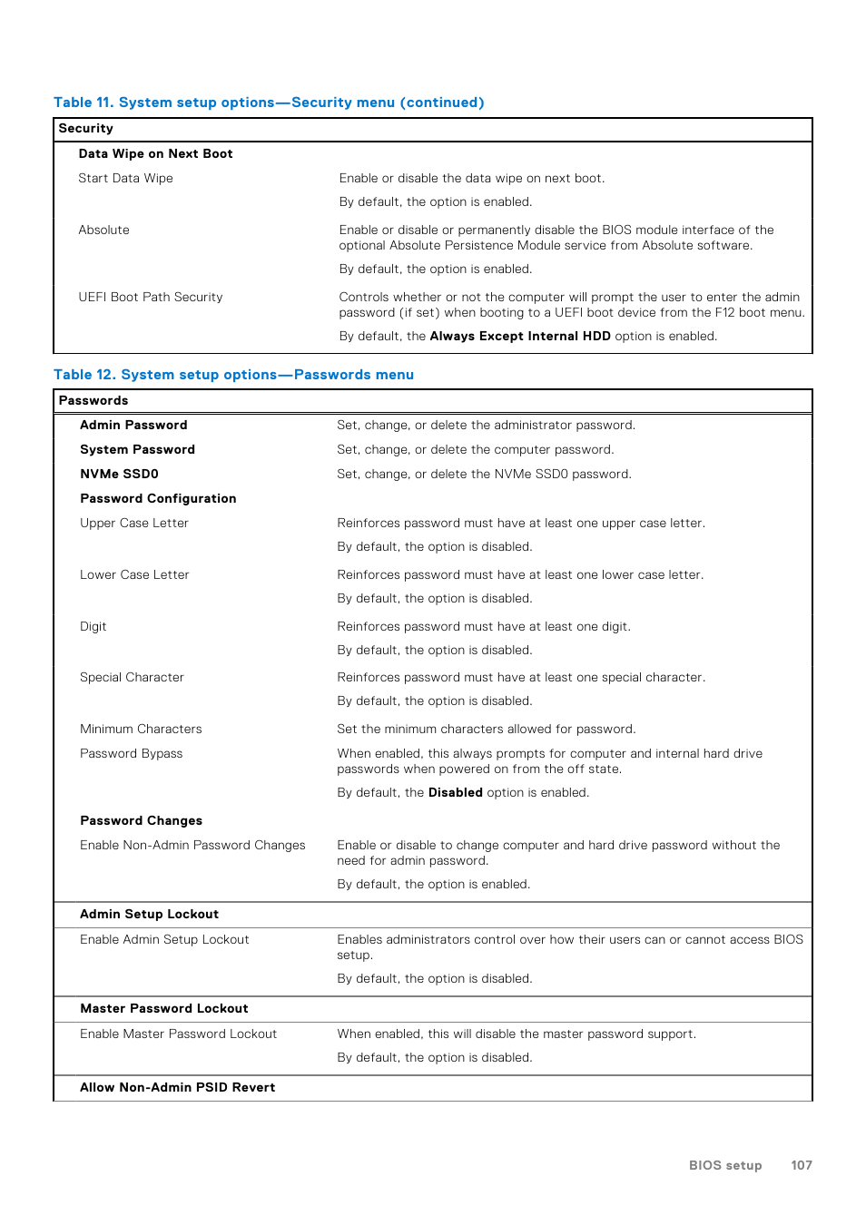 Dell 14" Mobile Precision 3470 Mobile Workstation (Silver) User Manual | Page 107 / 121