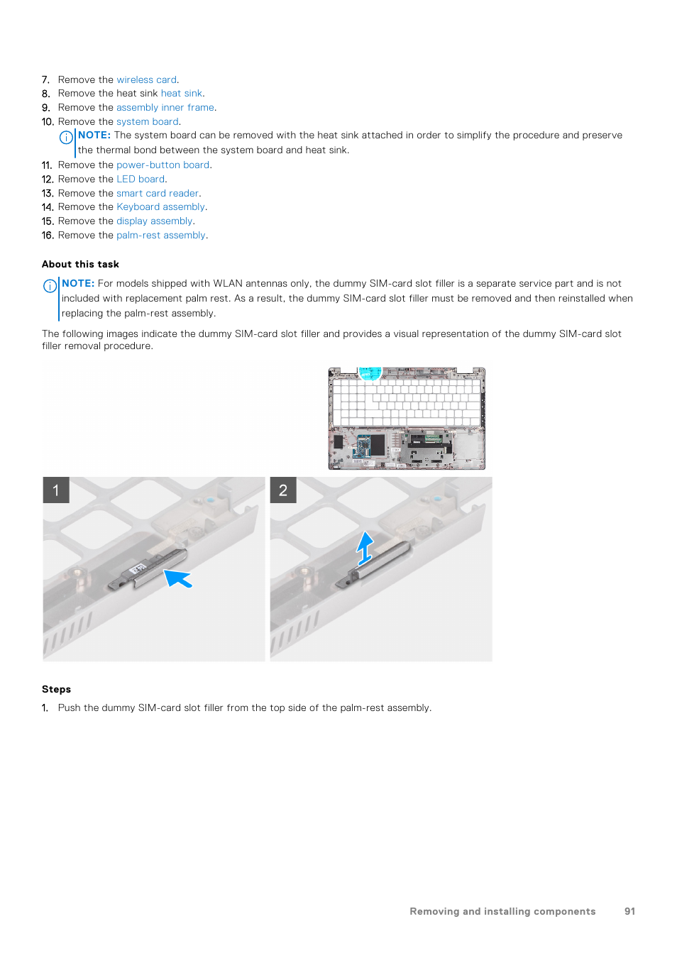 Dell 14" Mobile Precision 3470 Mobile Workstation (Silver) User Manual | Page 91 / 121