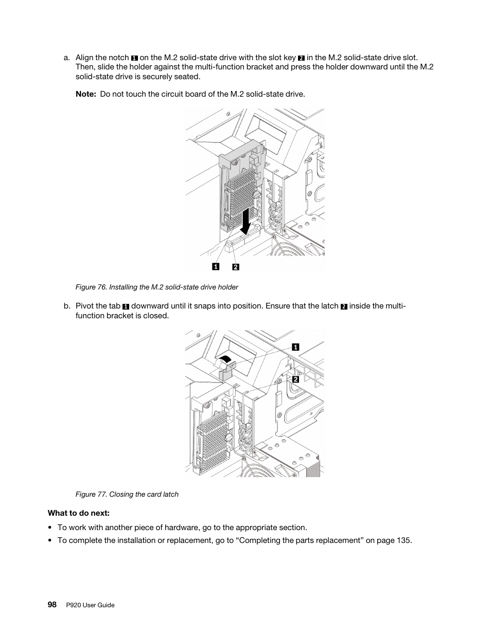 Lenovo ThinkStation P920 Tower Workstation User Manual | Page 110 / 174