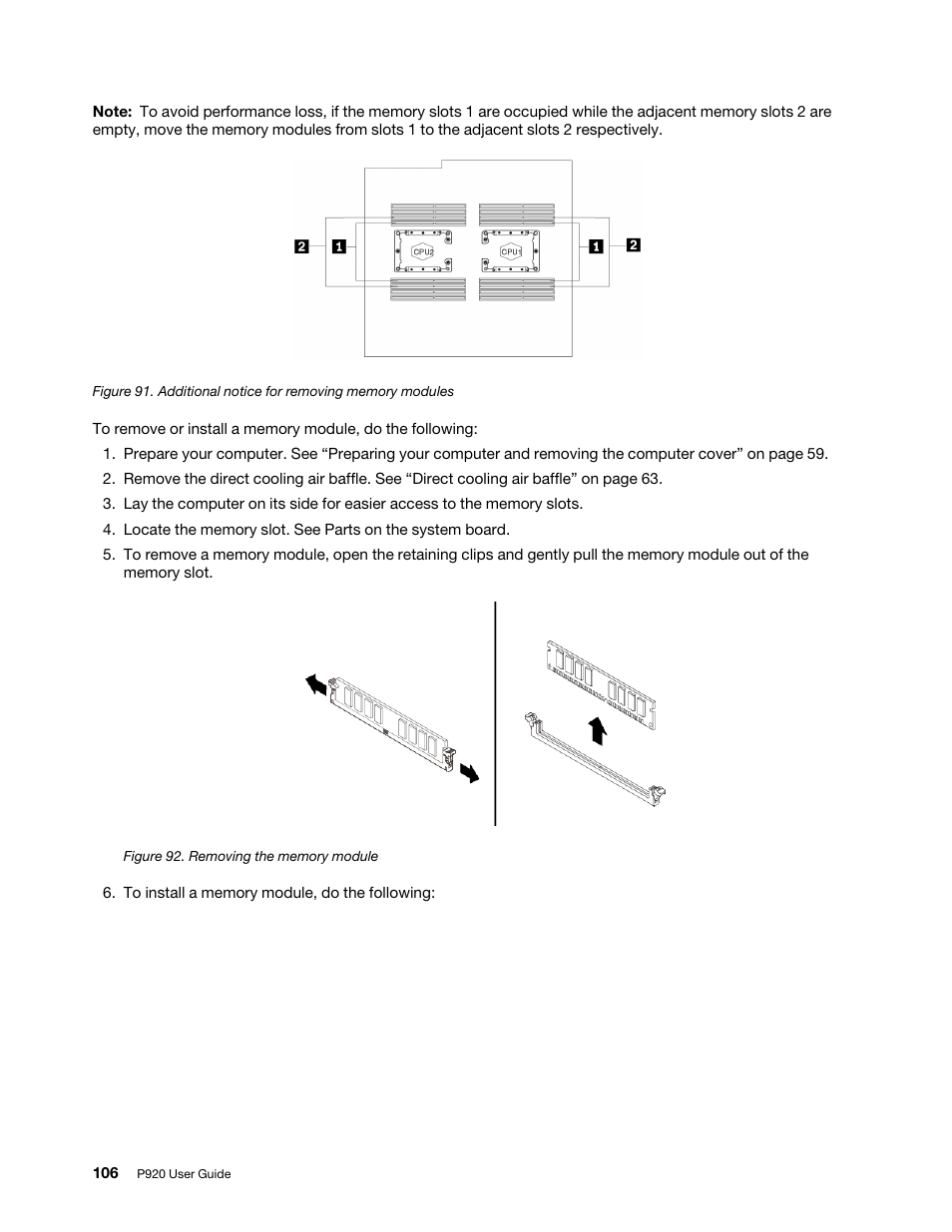 Lenovo ThinkStation P920 Tower Workstation User Manual | Page 118 / 174