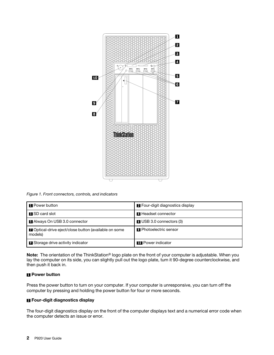 Lenovo ThinkStation P920 Tower Workstation User Manual | Page 14 / 174