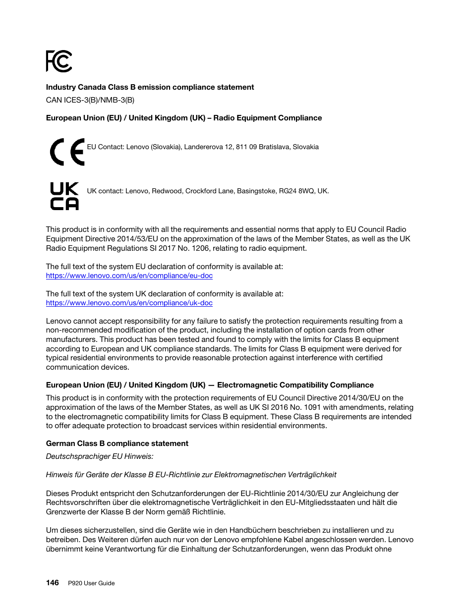 Lenovo ThinkStation P920 Tower Workstation User Manual | Page 158 / 174