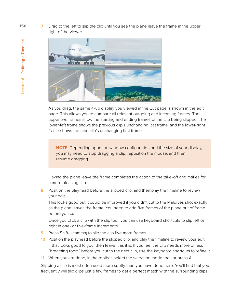 Trimming with the selection tool | Blackmagic Design DaVinci Resolve Studio (Dongle) User Manual | Page 165 / 444