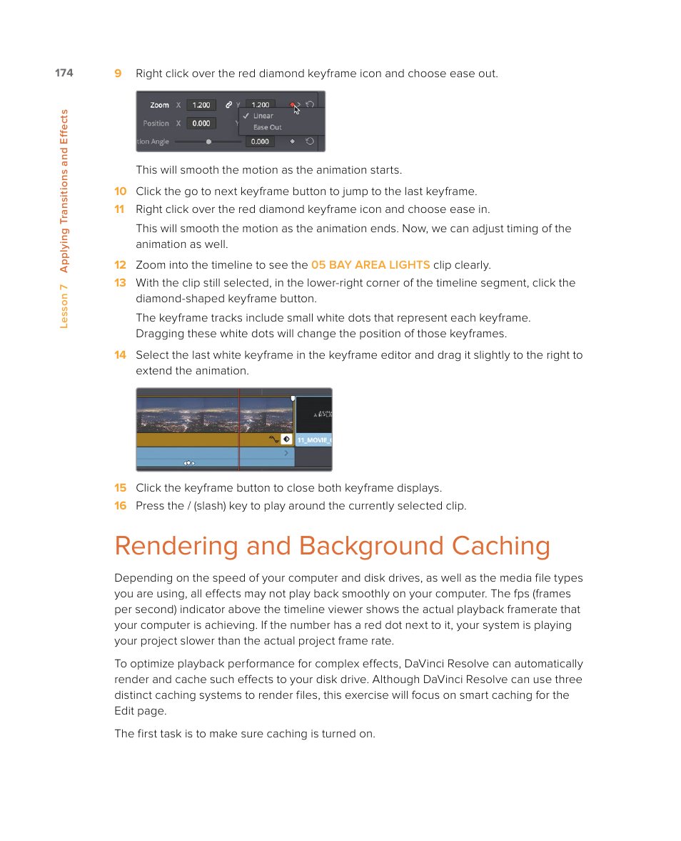 Rendering and background caching | Blackmagic Design DaVinci Resolve Studio (Dongle) User Manual | Page 189 / 444