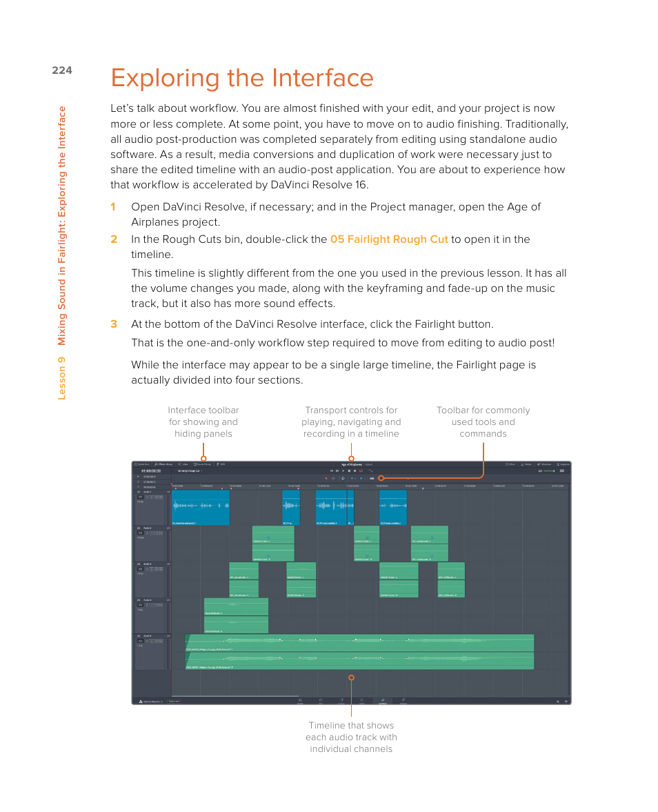 Exploring the interface | Blackmagic Design DaVinci Resolve Studio (Dongle) User Manual | Page 239 / 444