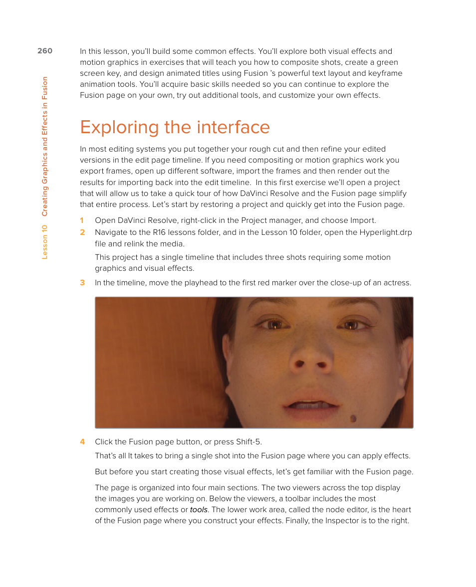 Exploring the interface | Blackmagic Design DaVinci Resolve Studio (Dongle) User Manual | Page 275 / 444