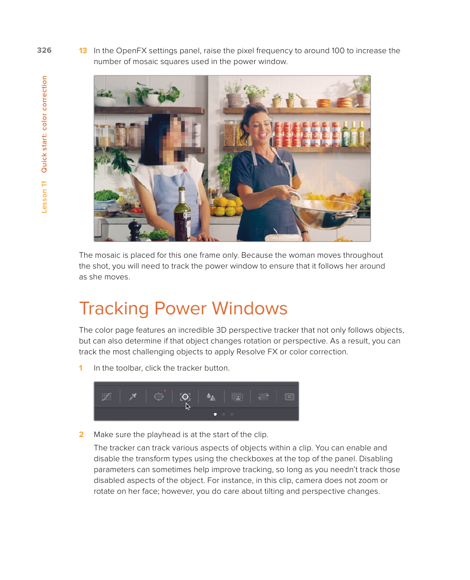 Tracking power windows | Blackmagic Design DaVinci Resolve Studio (Dongle) User Manual | Page 341 / 444