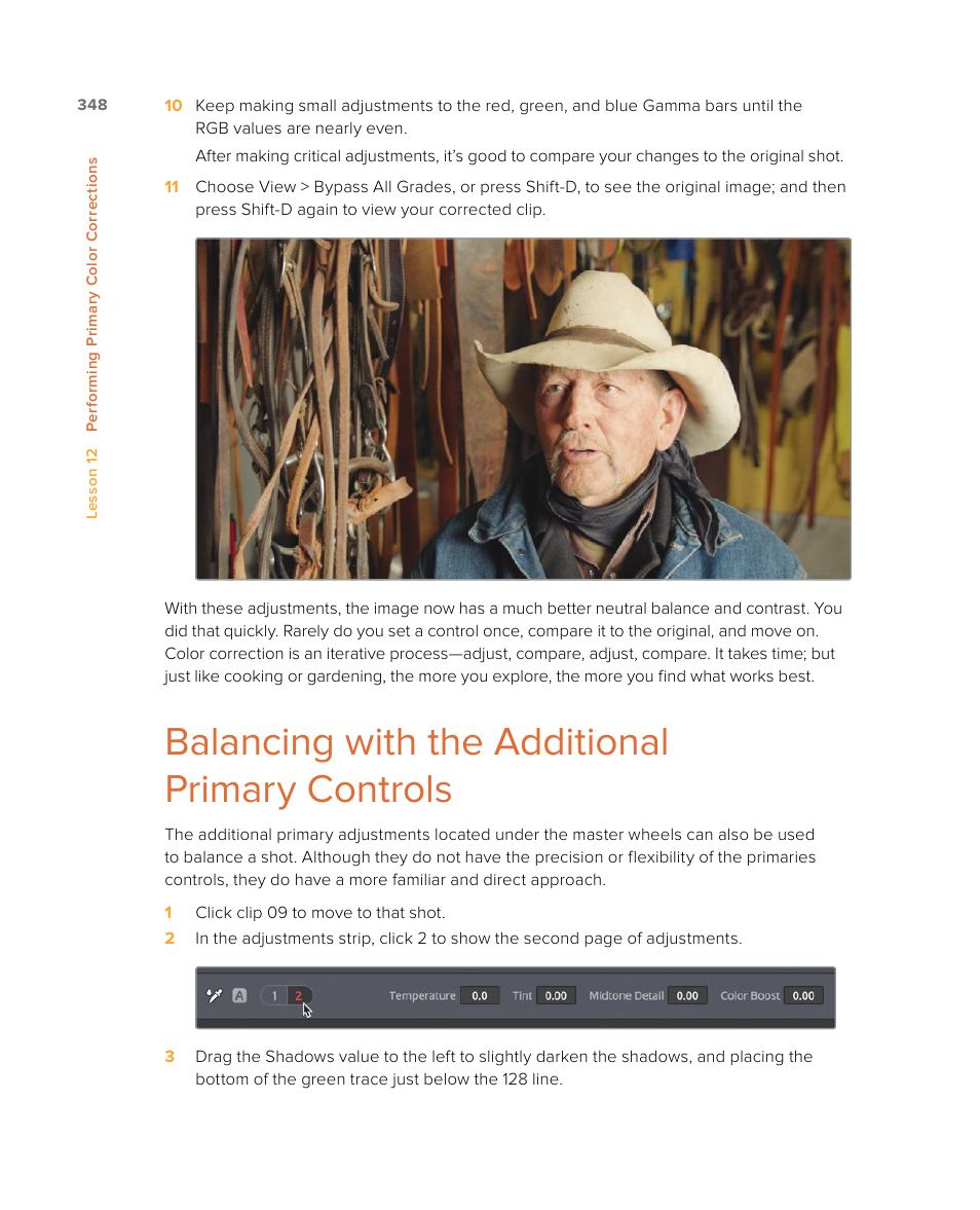 Balancing with the additional primary controls | Blackmagic Design DaVinci Resolve Studio (Dongle) User Manual | Page 363 / 444