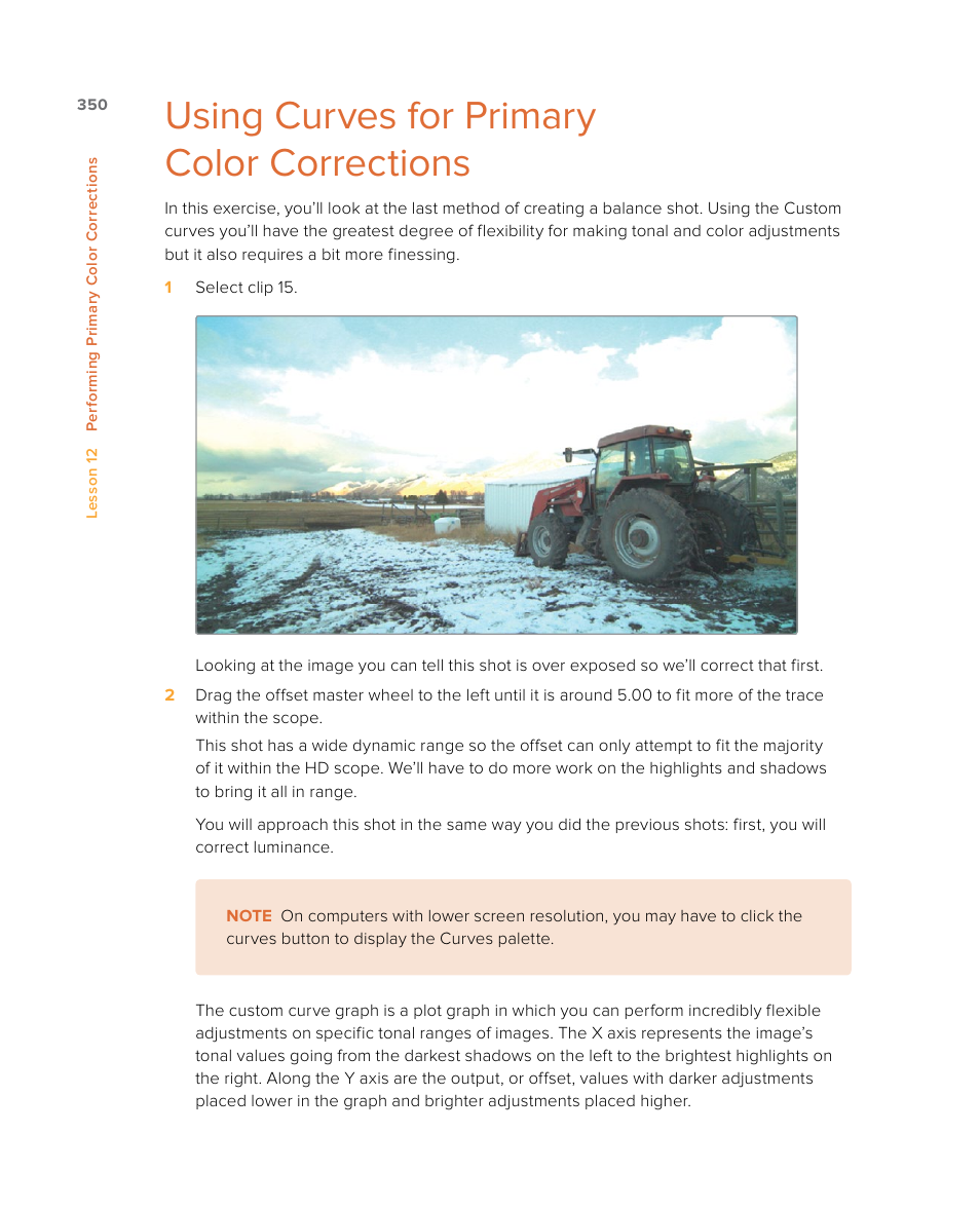 Using curves for primary color corrections | Blackmagic Design DaVinci Resolve Studio (Dongle) User Manual | Page 365 / 444