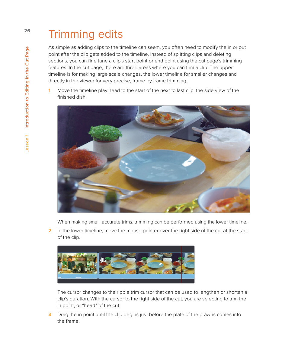 Trimming edits | Blackmagic Design DaVinci Resolve Studio (Dongle) User Manual | Page 41 / 444