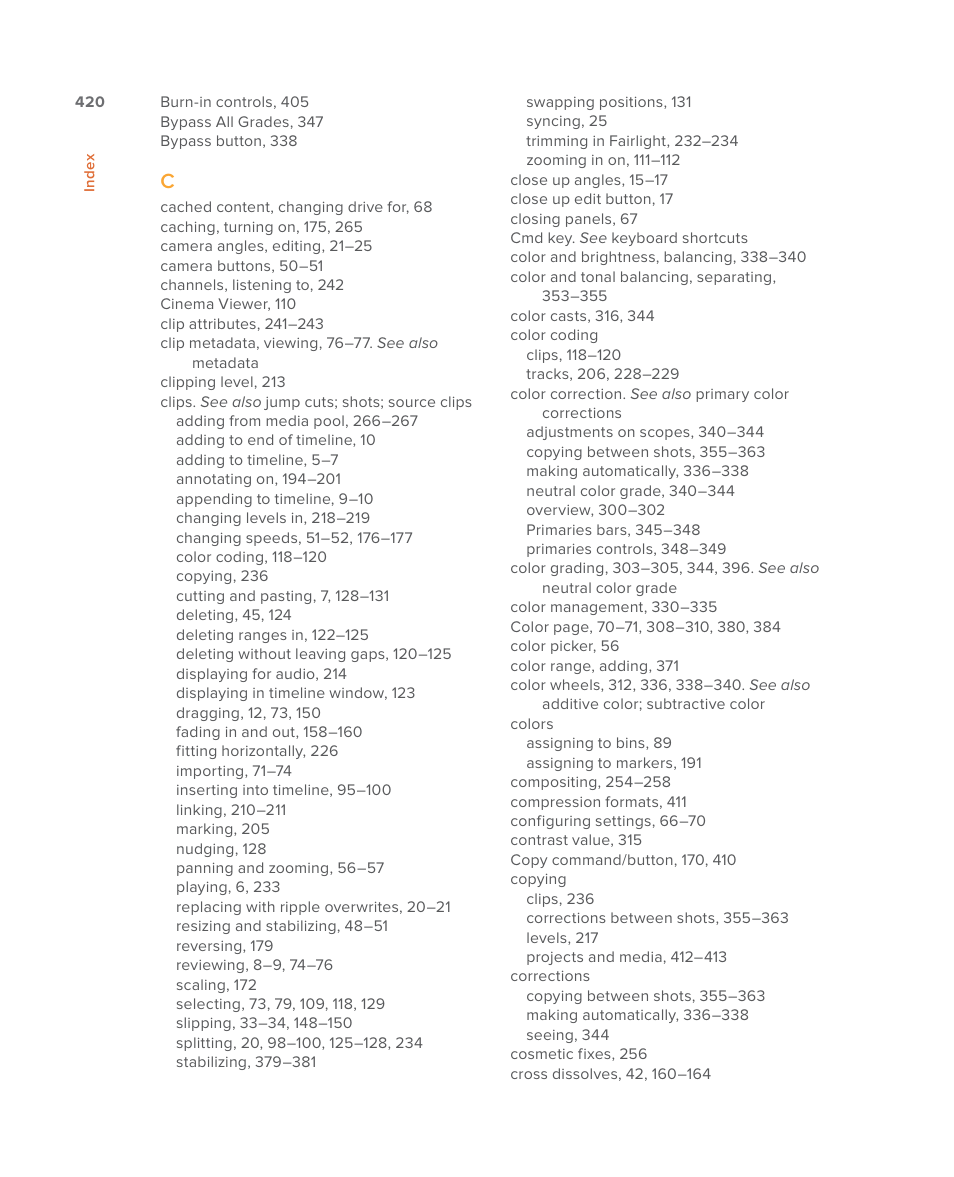 Blackmagic Design DaVinci Resolve Studio (Dongle) User Manual | Page 435 / 444