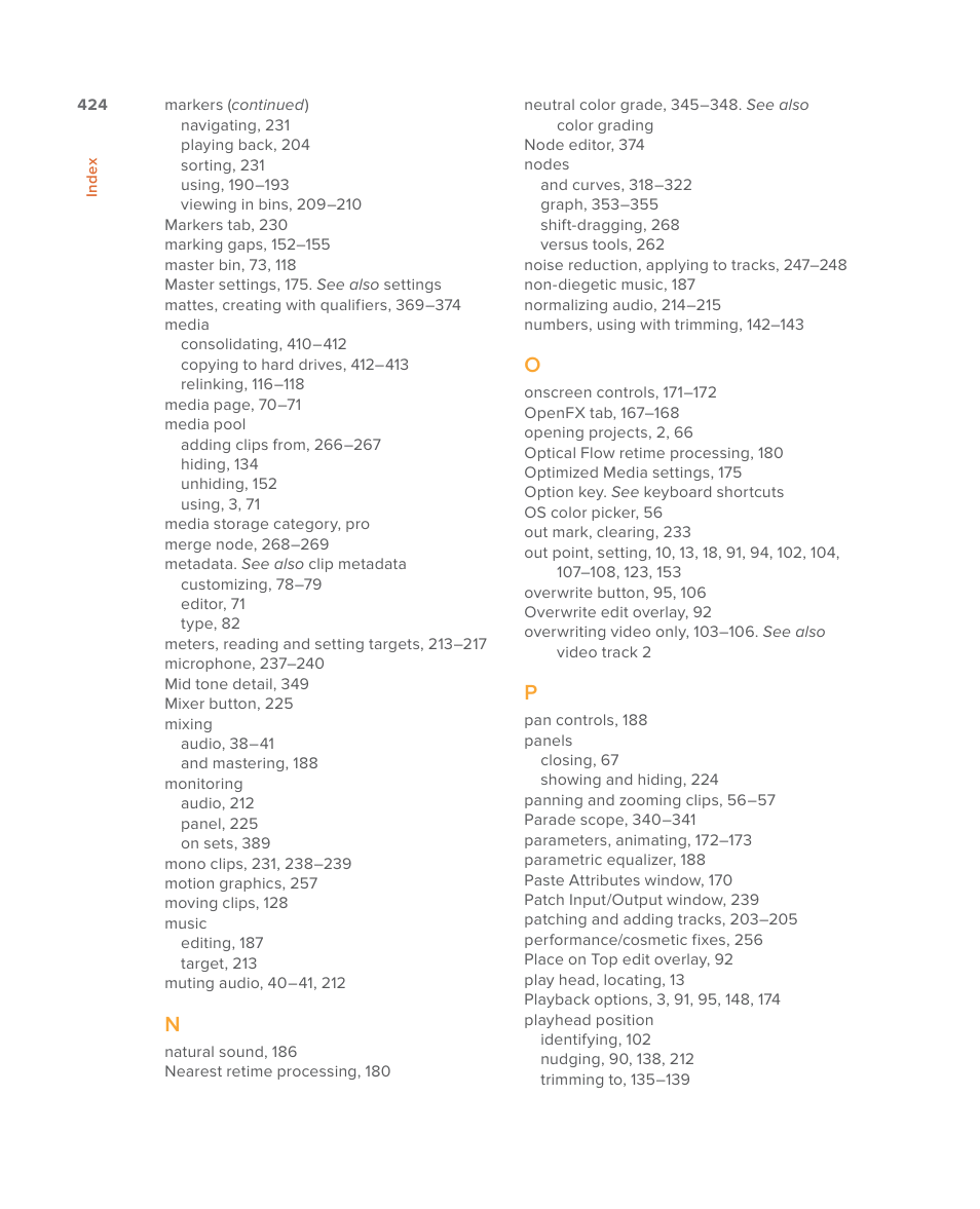 Blackmagic Design DaVinci Resolve Studio (Dongle) User Manual | Page 439 / 444