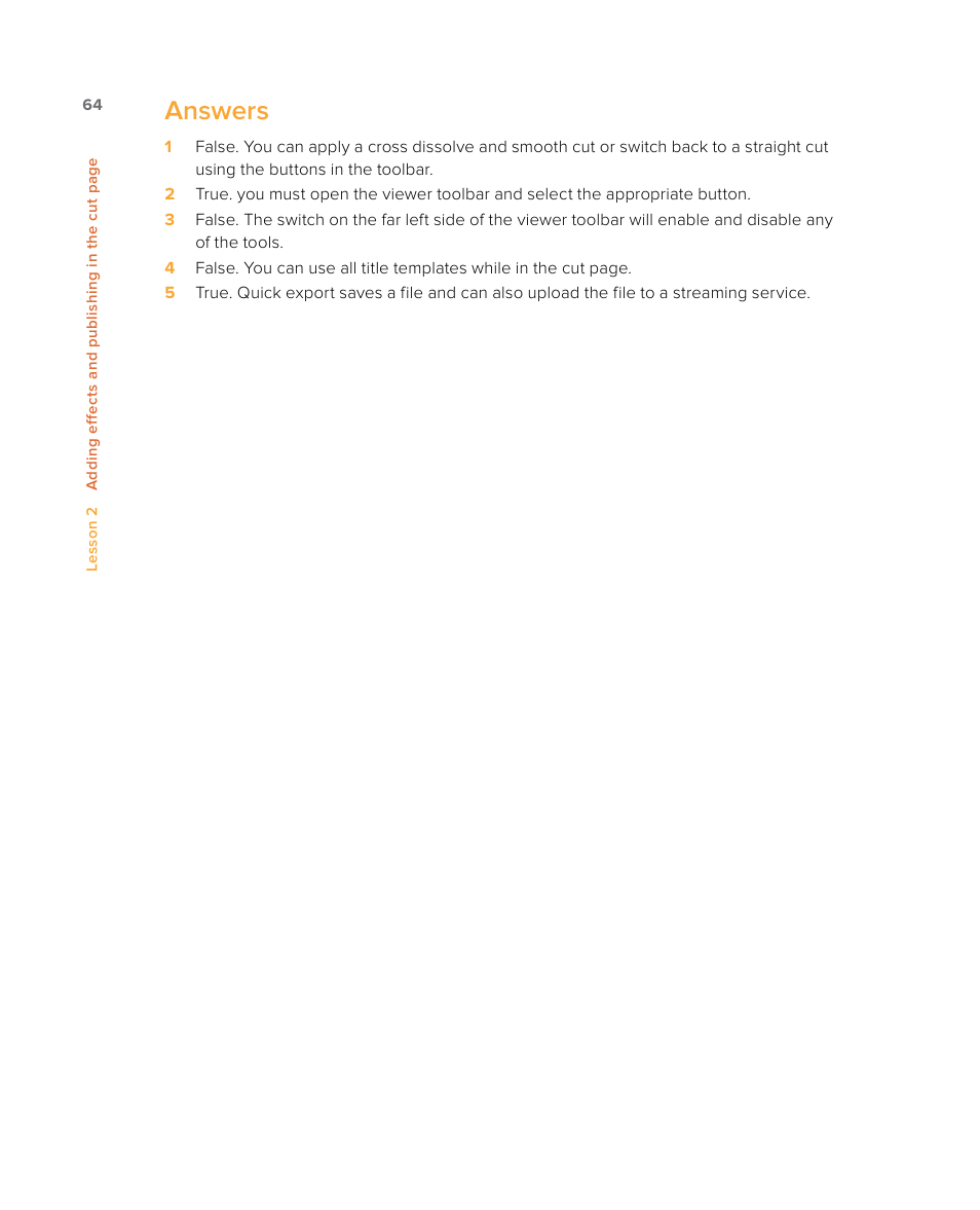 Answers | Blackmagic Design DaVinci Resolve Studio (Dongle) User Manual | Page 79 / 444