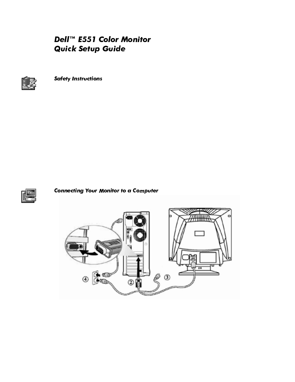 Dell E551 User Manual | 4 pages