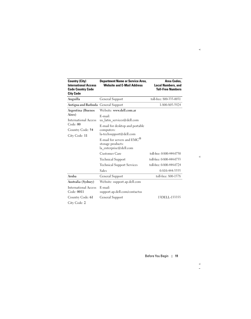 Dell X51 User Manual | Page 11 / 142