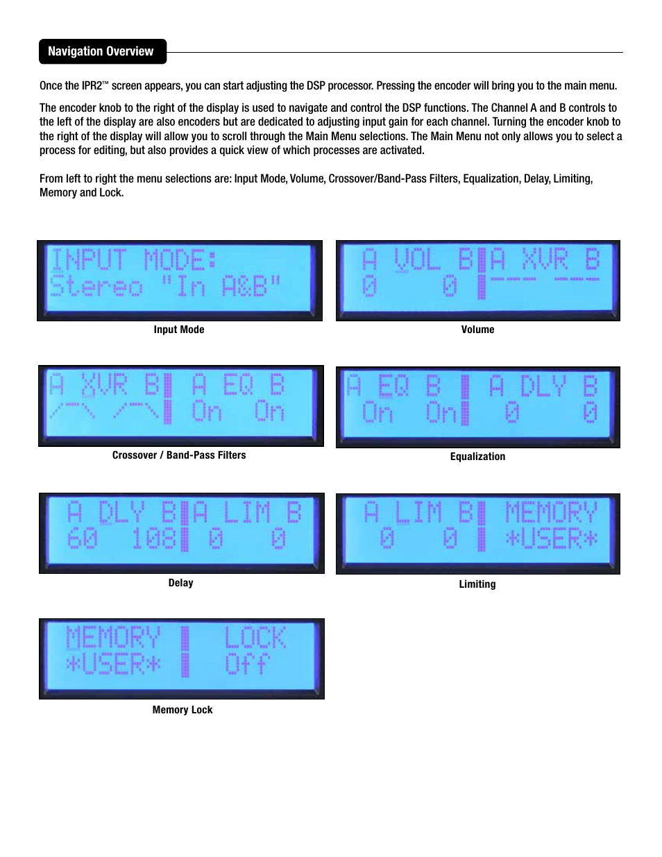 Peavey IPR2 2000 2-Channel Power Amplifier User Manual | Page 27 / 116