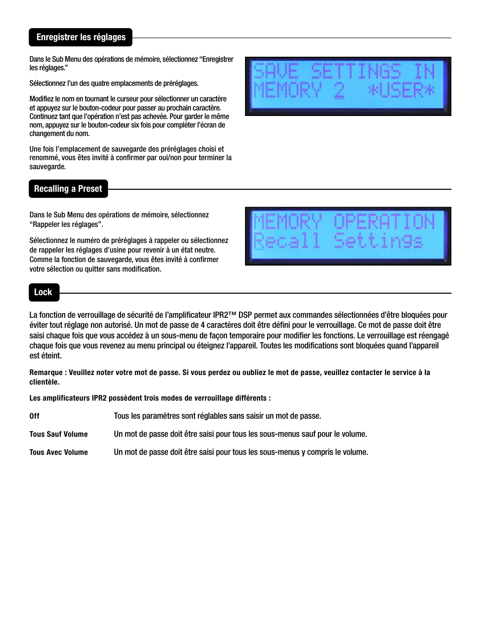 Peavey IPR2 2000 2-Channel Power Amplifier User Manual | Page 56 / 116