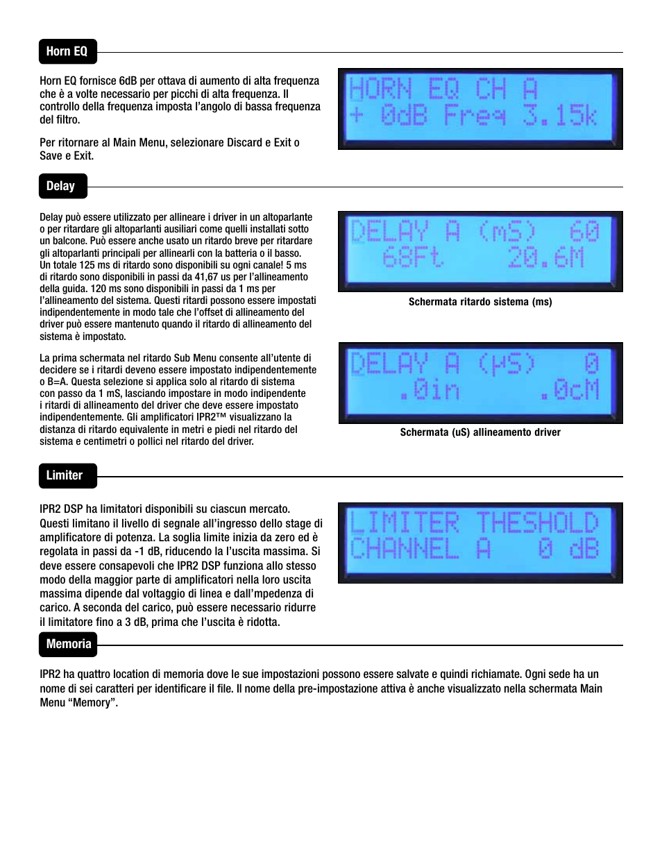 Peavey IPR2 2000 2-Channel Power Amplifier User Manual | Page 79 / 116