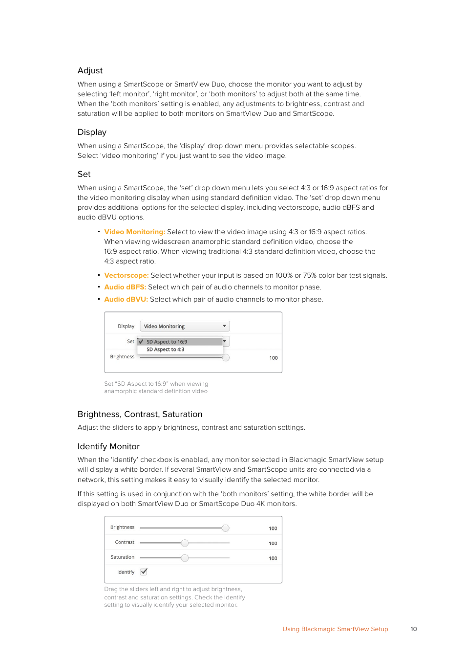 Blackmagic Design SmartView 4K 2 15.6" DCI 4K Broadcast Monitor (6 RU) User Manual | Page 10 / 419