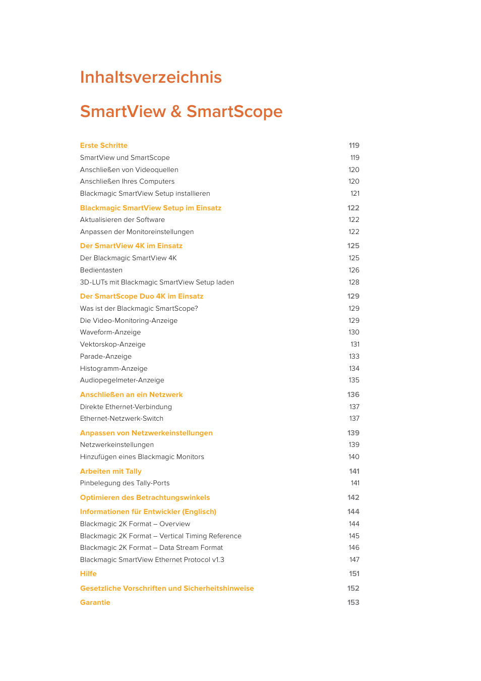 Inhaltsverzeichnis smartview & smartscope | Blackmagic Design SmartView 4K 2 15.6" DCI 4K Broadcast Monitor (6 RU) User Manual | Page 118 / 419