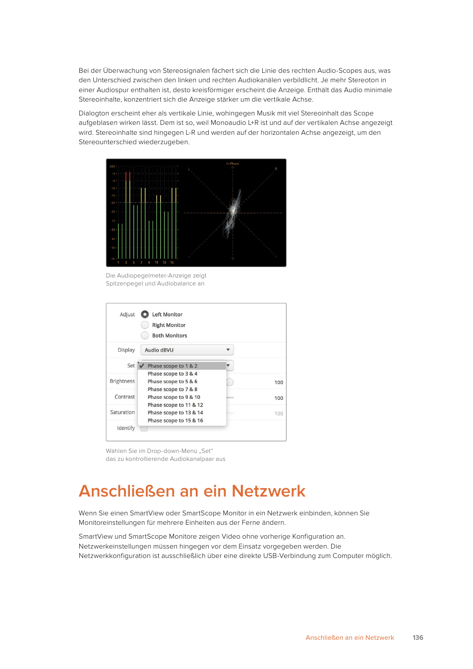 Anschließen an ein netzwerk | Blackmagic Design SmartView 4K 2 15.6" DCI 4K Broadcast Monitor (6 RU) User Manual | Page 136 / 419