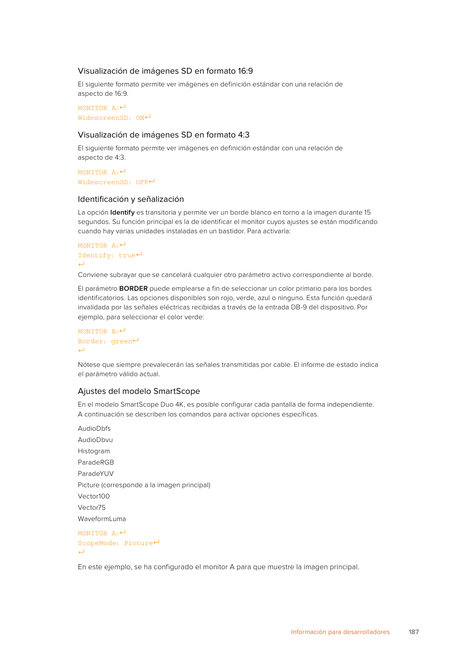 Blackmagic Design SmartView 4K 2 15.6" DCI 4K Broadcast Monitor (6 RU) User Manual | Page 187 / 419