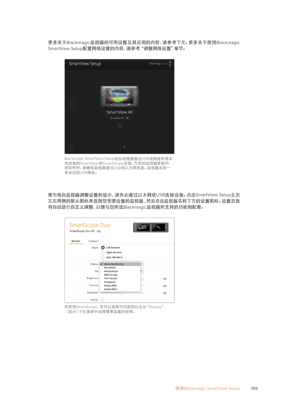 Blackmagic Design SmartView 4K 2 15.6" DCI 4K Broadcast Monitor (6 RU) User Manual | Page 199 / 419