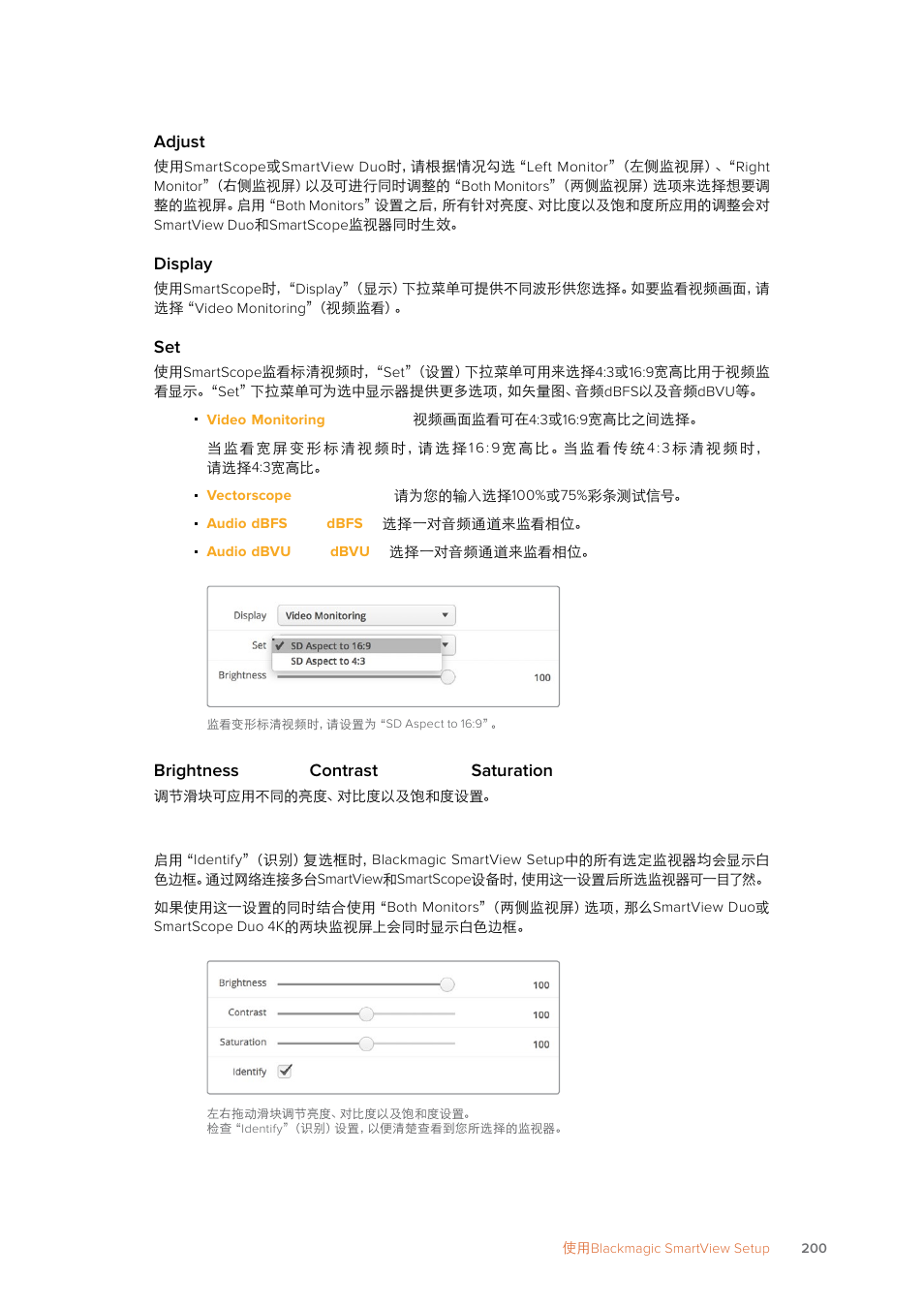 Blackmagic Design SmartView 4K 2 15.6" DCI 4K Broadcast Monitor (6 RU) User Manual | Page 200 / 419