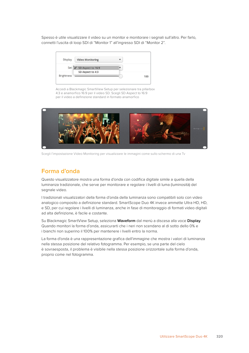 Forma d’onda | Blackmagic Design SmartView 4K 2 15.6" DCI 4K Broadcast Monitor (6 RU) User Manual | Page 320 / 419