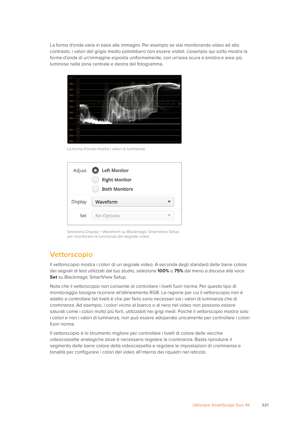 Vettorscopio | Blackmagic Design SmartView 4K 2 15.6" DCI 4K Broadcast Monitor (6 RU) User Manual | Page 321 / 419