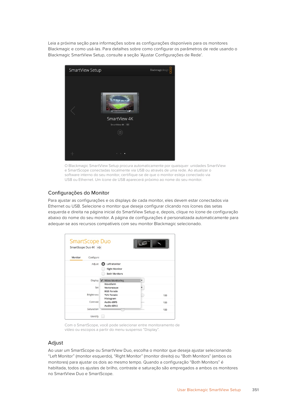 Blackmagic Design SmartView 4K 2 15.6" DCI 4K Broadcast Monitor (6 RU) User Manual | Page 351 / 419