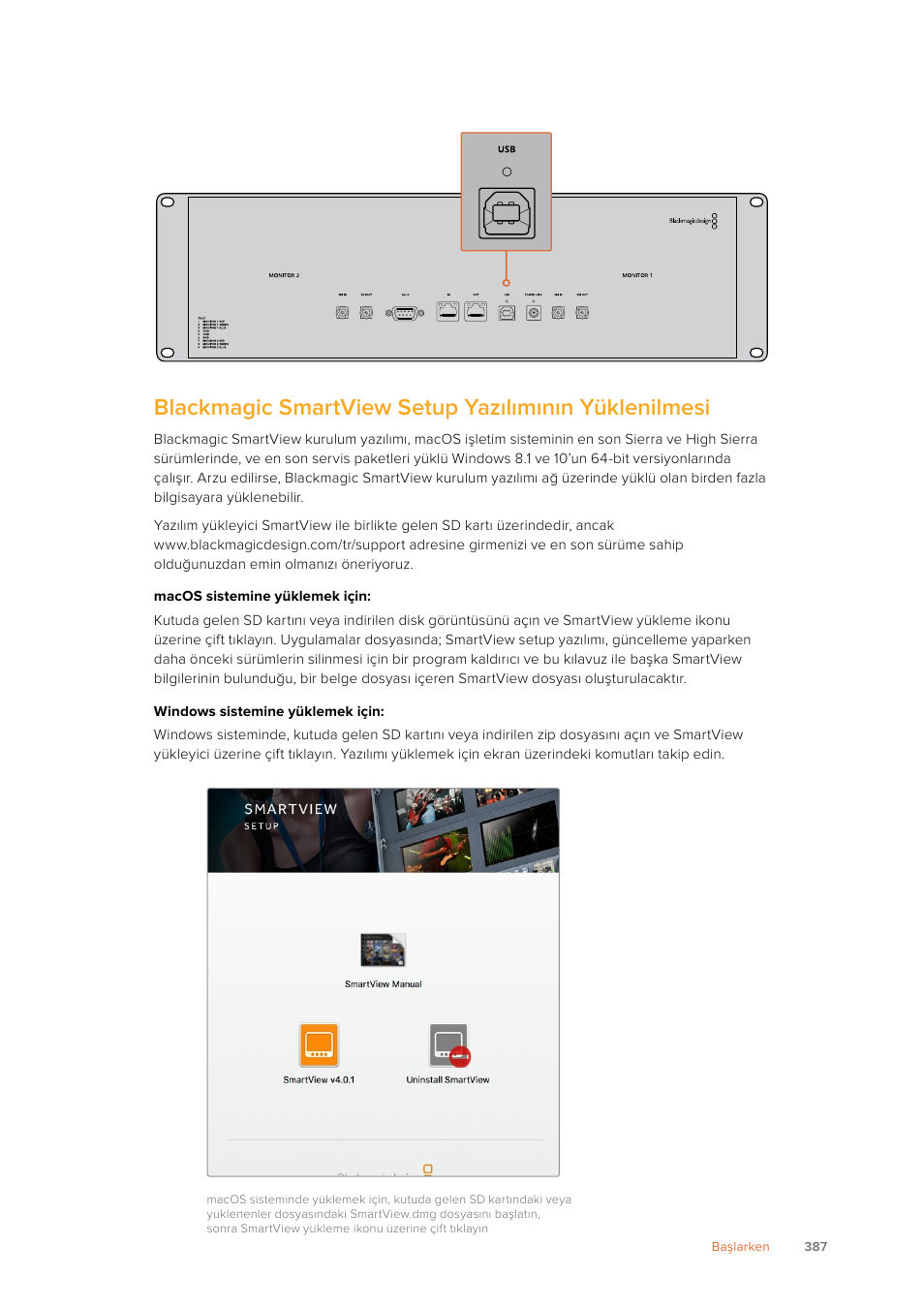 Blackmagic Design SmartView 4K 2 15.6" DCI 4K Broadcast Monitor (6 RU) User Manual | Page 387 / 419