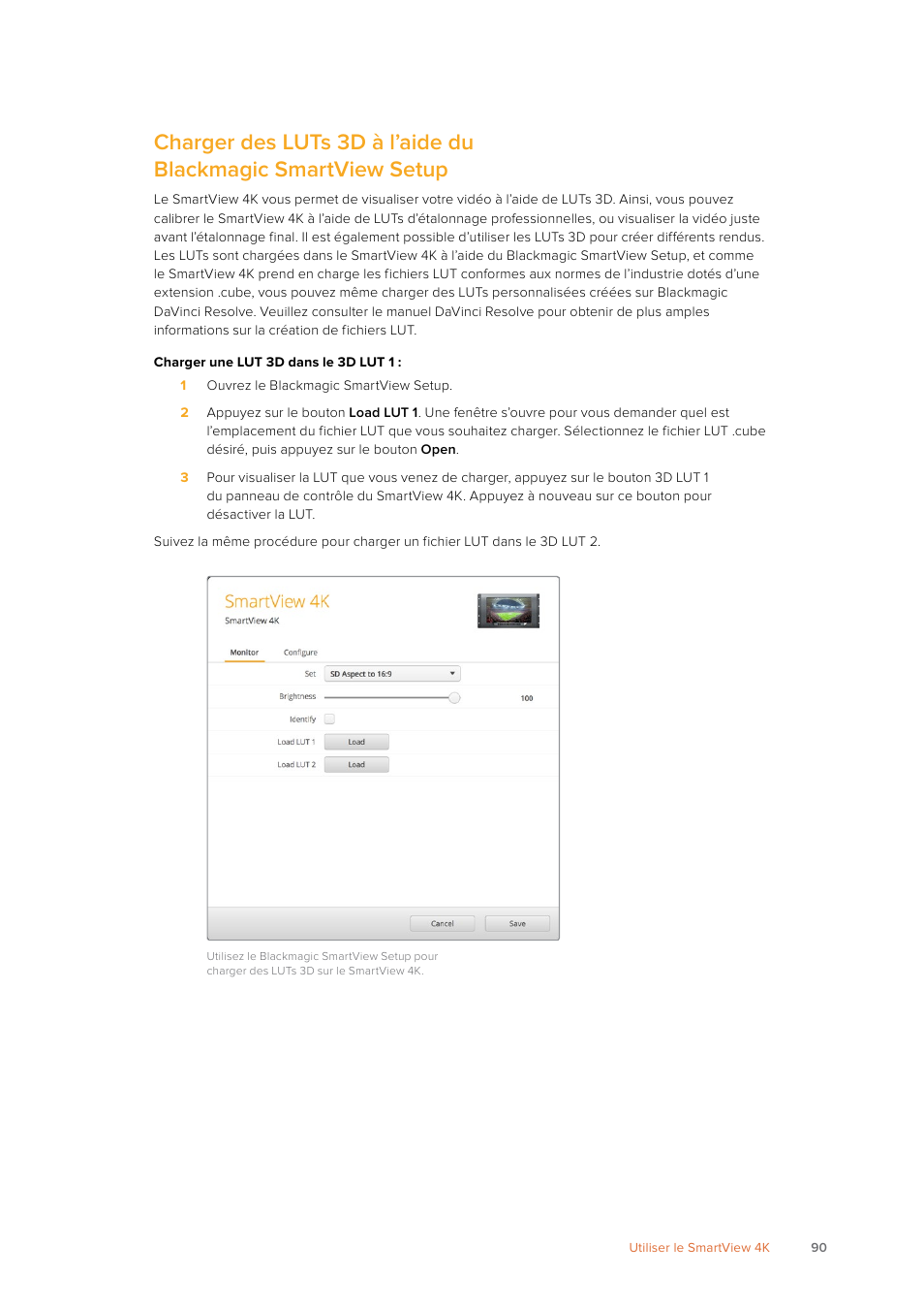 Blackmagic Design SmartView 4K 2 15.6" DCI 4K Broadcast Monitor (6 RU) User Manual | Page 90 / 419