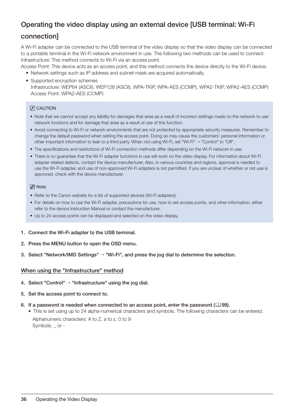 Canon DP-V2421 4K Reference Display User Manual | Page 36 / 147